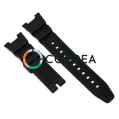 Каучуковый ремешок для часов Casio SGW-100 черный RKCA-006 - 1